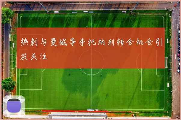 热刺与曼城争夺托纳利转会机会引发关注